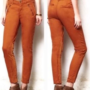 Pilcro & the letterpress Equestrian Velvet skinny